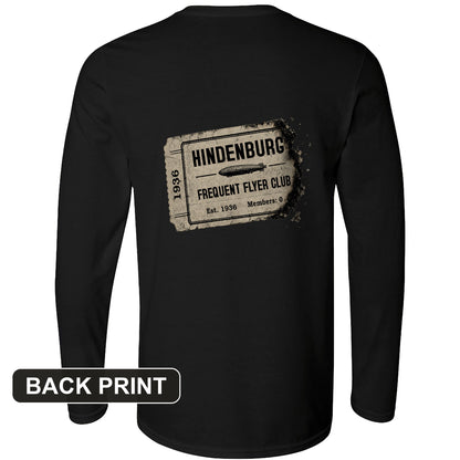 Hindenburg Back Print Long Sleeve T-Shirt