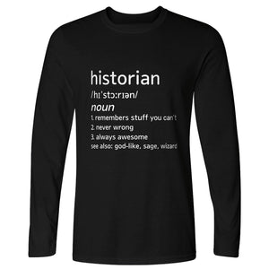 Historian Defined Long Sleeve T-Shirt