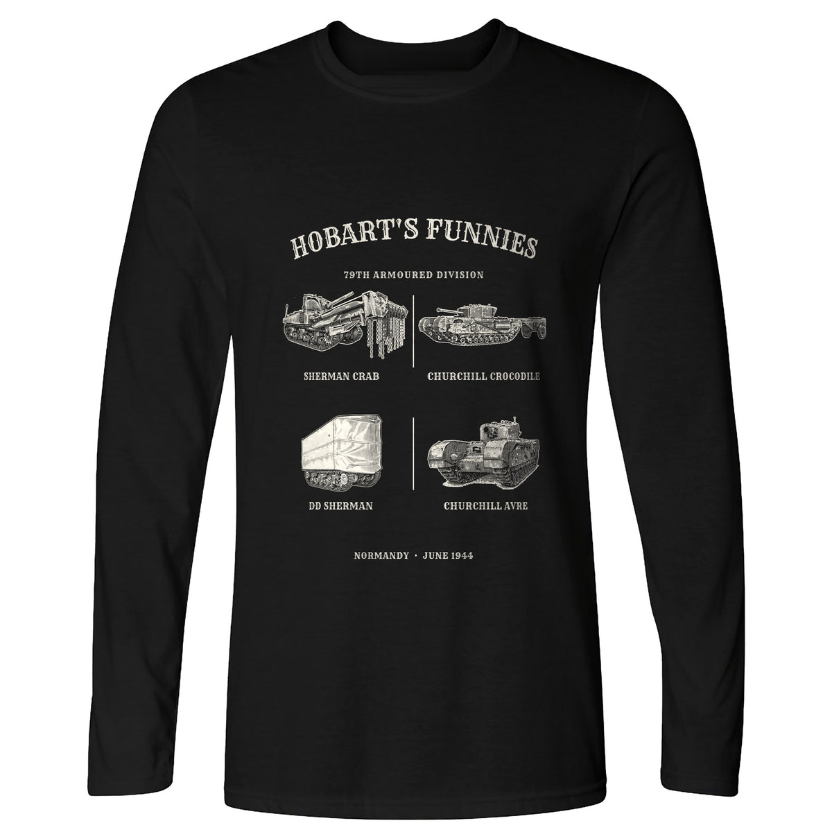 Hobart's Funnies Long Sleeve T-Shirt