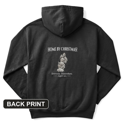 Home by Christmas Back Print Hoodie