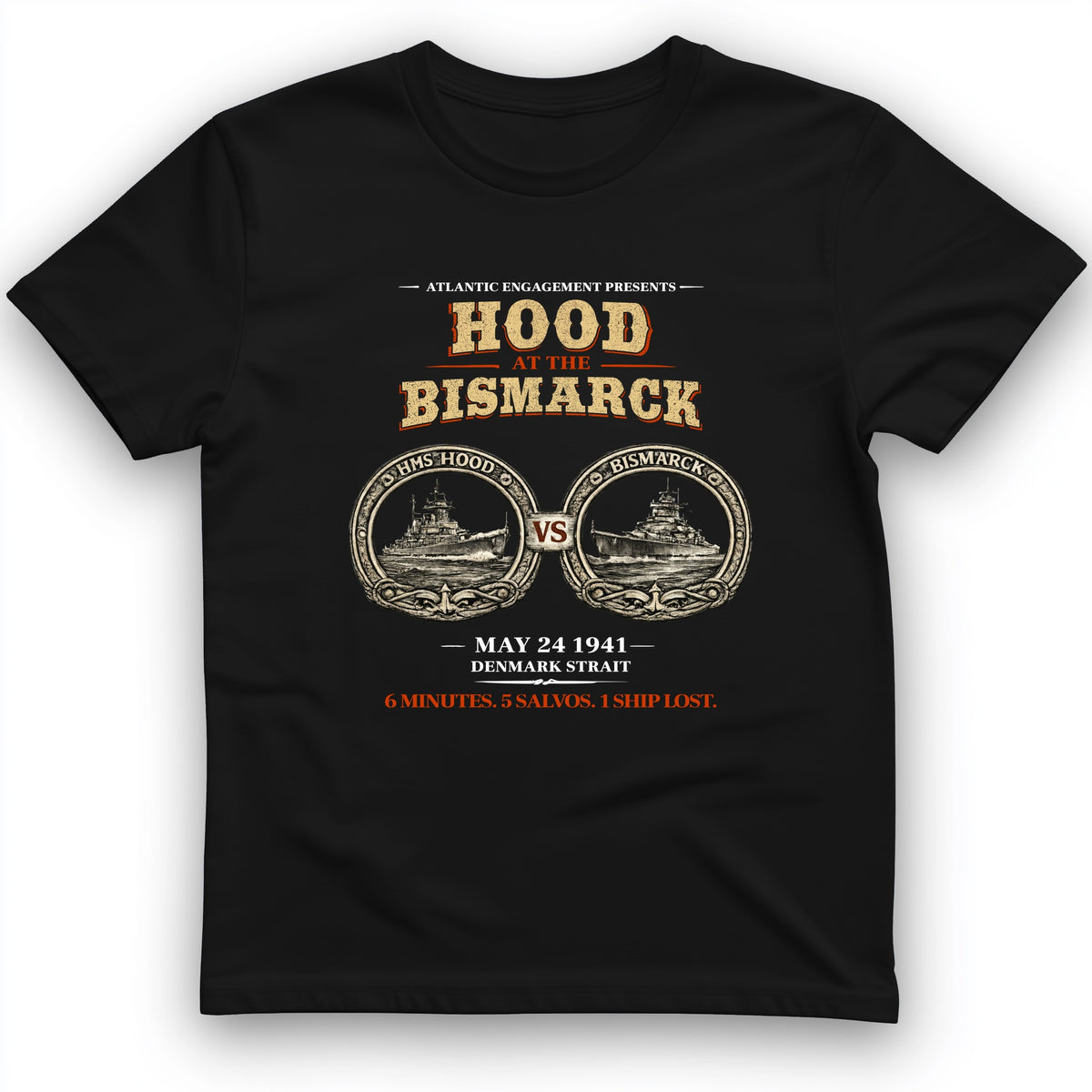 Hood vs Bismark T-Shirt