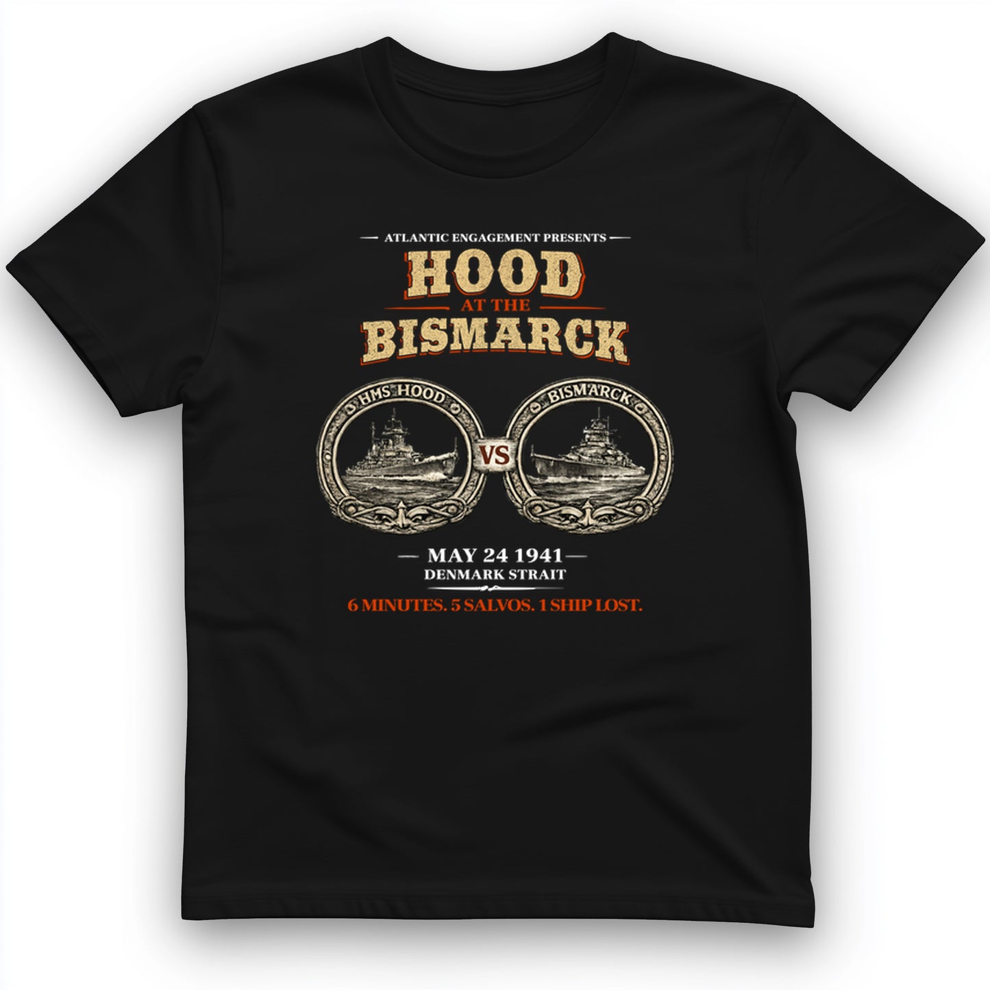 Hood vs Bismark T-Shirt