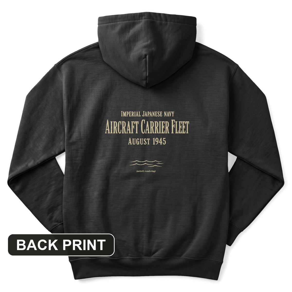 IJN Aircraft Carriers Back Print Hoodie