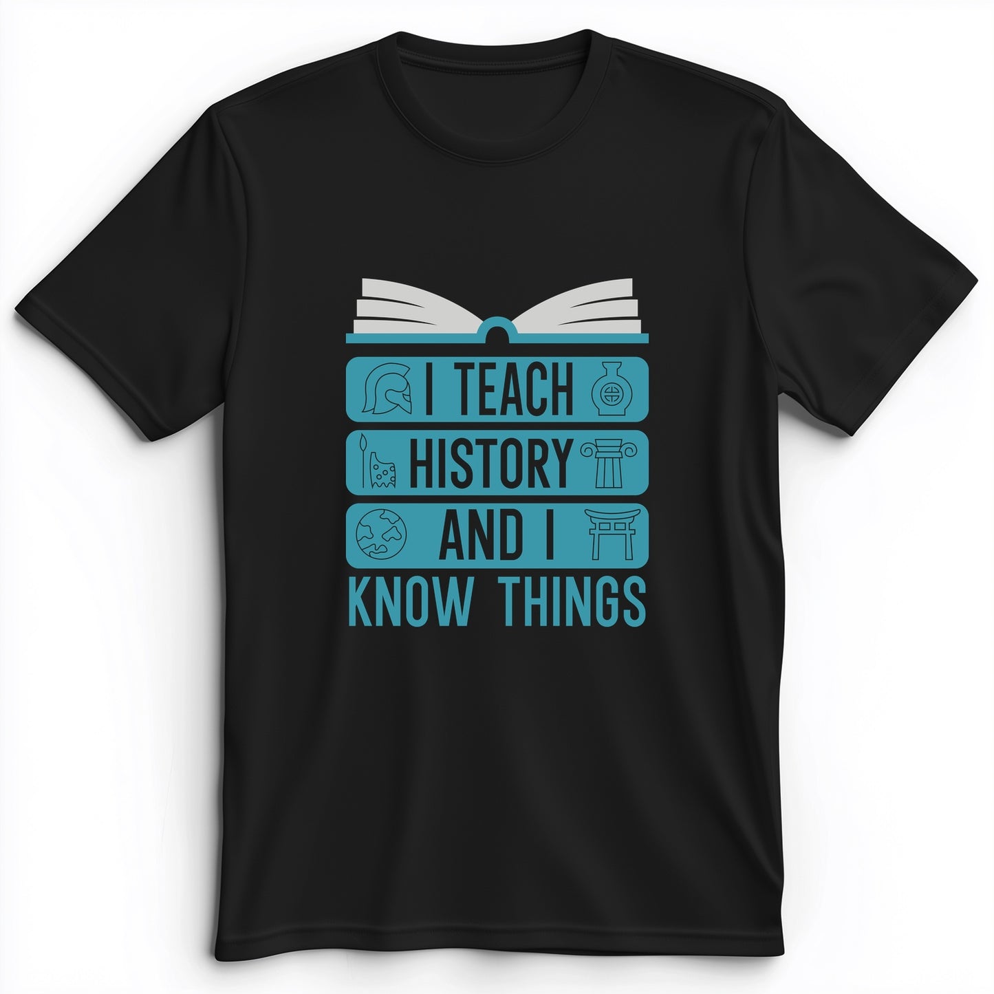 I Teach History And Know Things Premium Tee