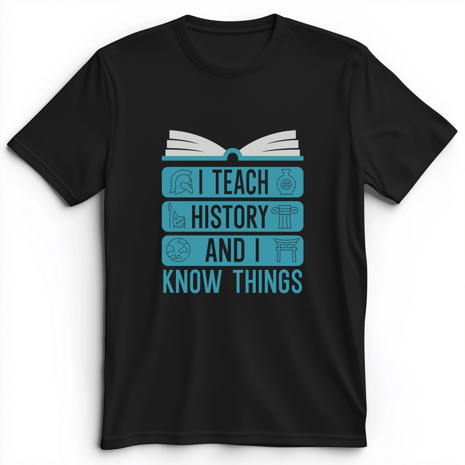 I Teach History And Know Things Premium Tee