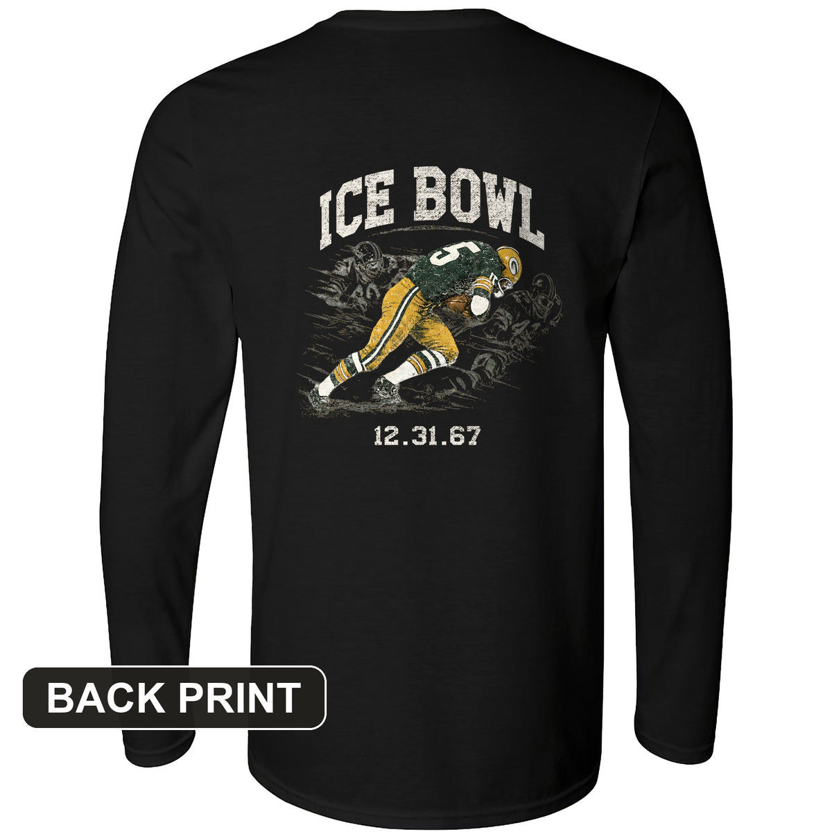 Ice Bowl Back Print Long Sleeve T-Shirt