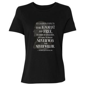 Ignorant and Free Women's T-Shirt