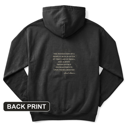 Imperceptible Encroachments Back Print Hoodie