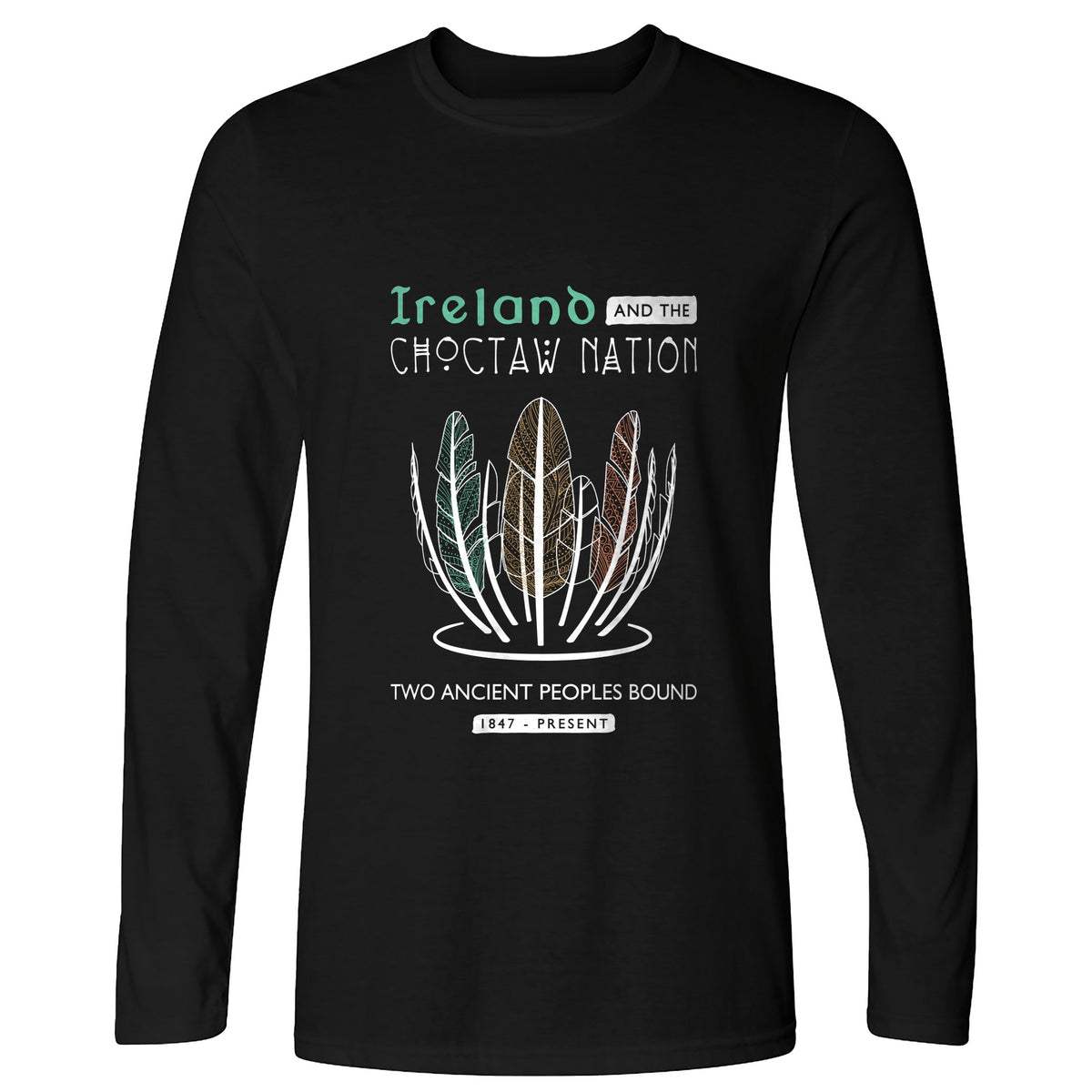 Irish-Choctaw Friendship Long Sleeve T-Shirt