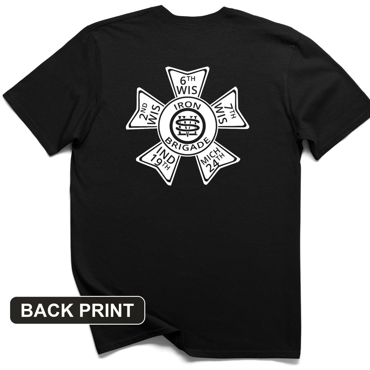 Iron Brigade Back Print T-Shirt