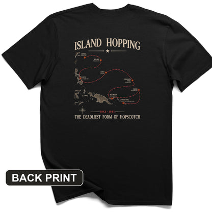 Island Hopping Back Print T-Shirt