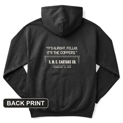 It's The Coppers Back Print Hoodie