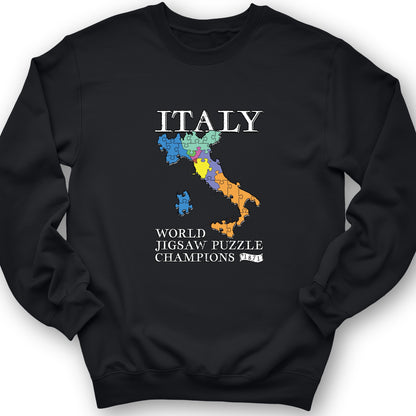 Italy Jigsaw Puzzle Crewneck