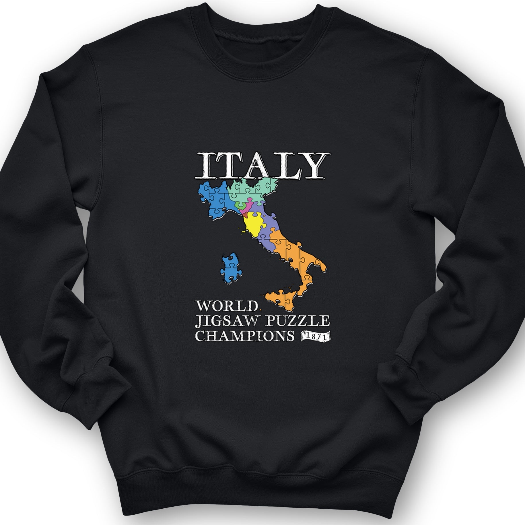 Italy Jigsaw Puzzle Crewneck