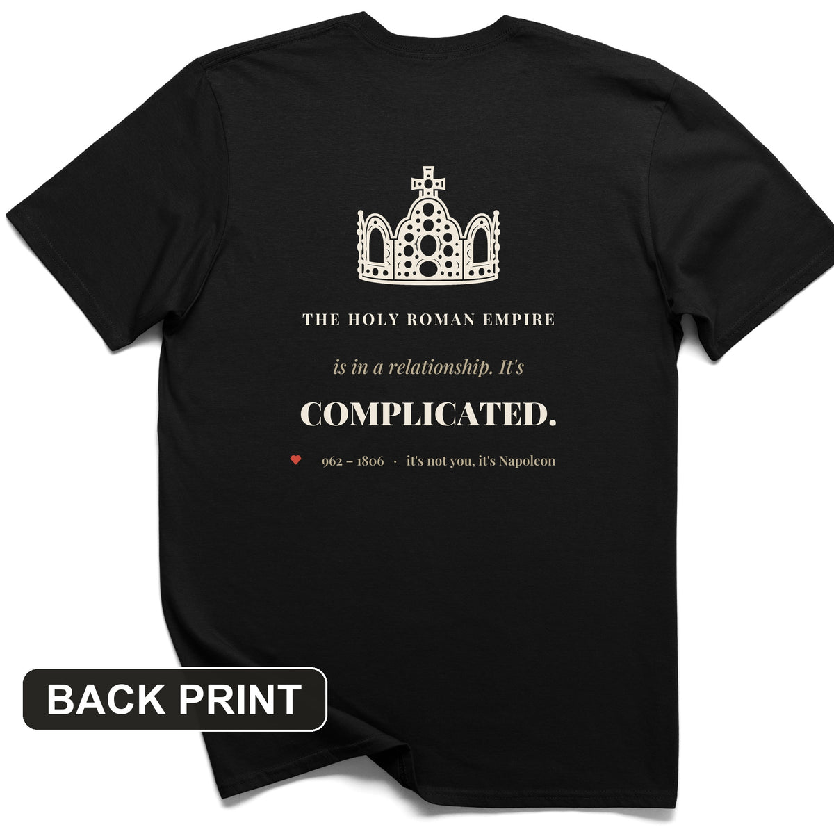 Its Complicated Back Print T-Shirt