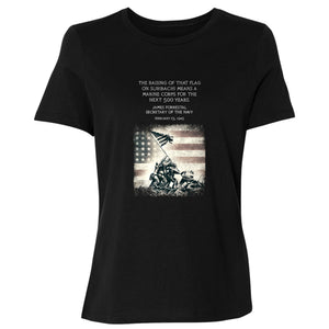 Iwo Jima Flag Women's T-Shirt