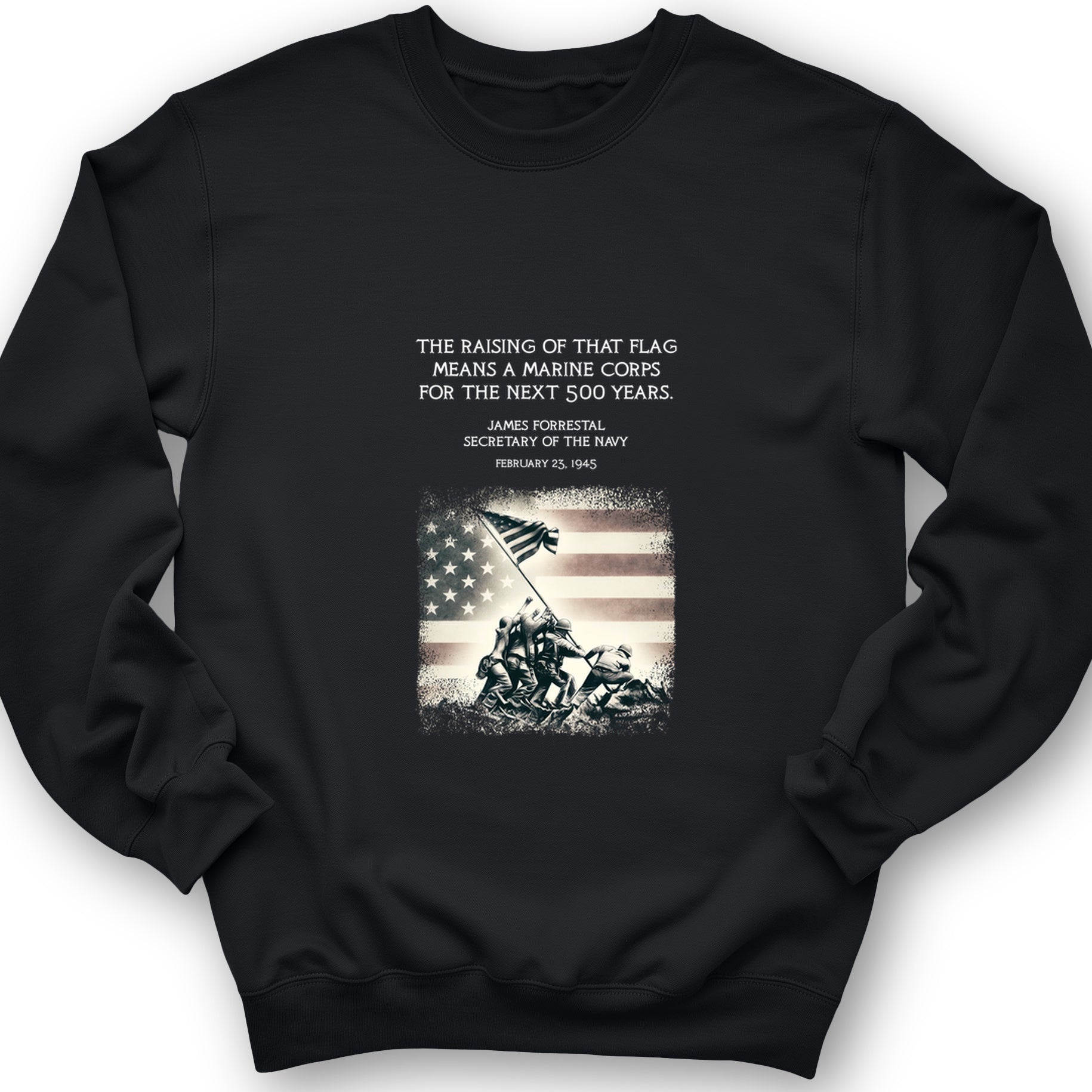 Iwo Jima Flag Crewneck