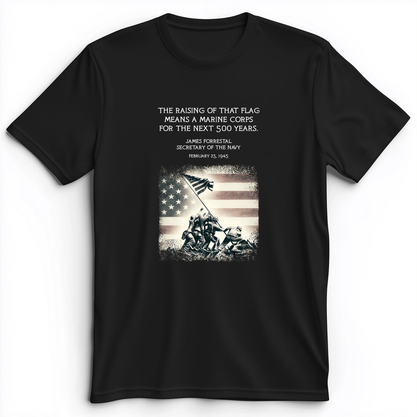 Iwo Jima Flag Premium Tee