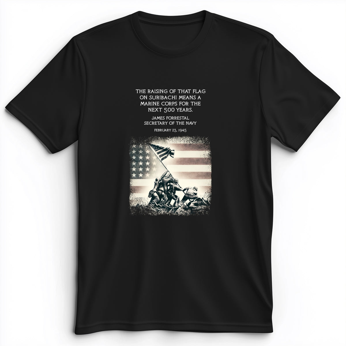 Iwo Jima Flag Premium Tee