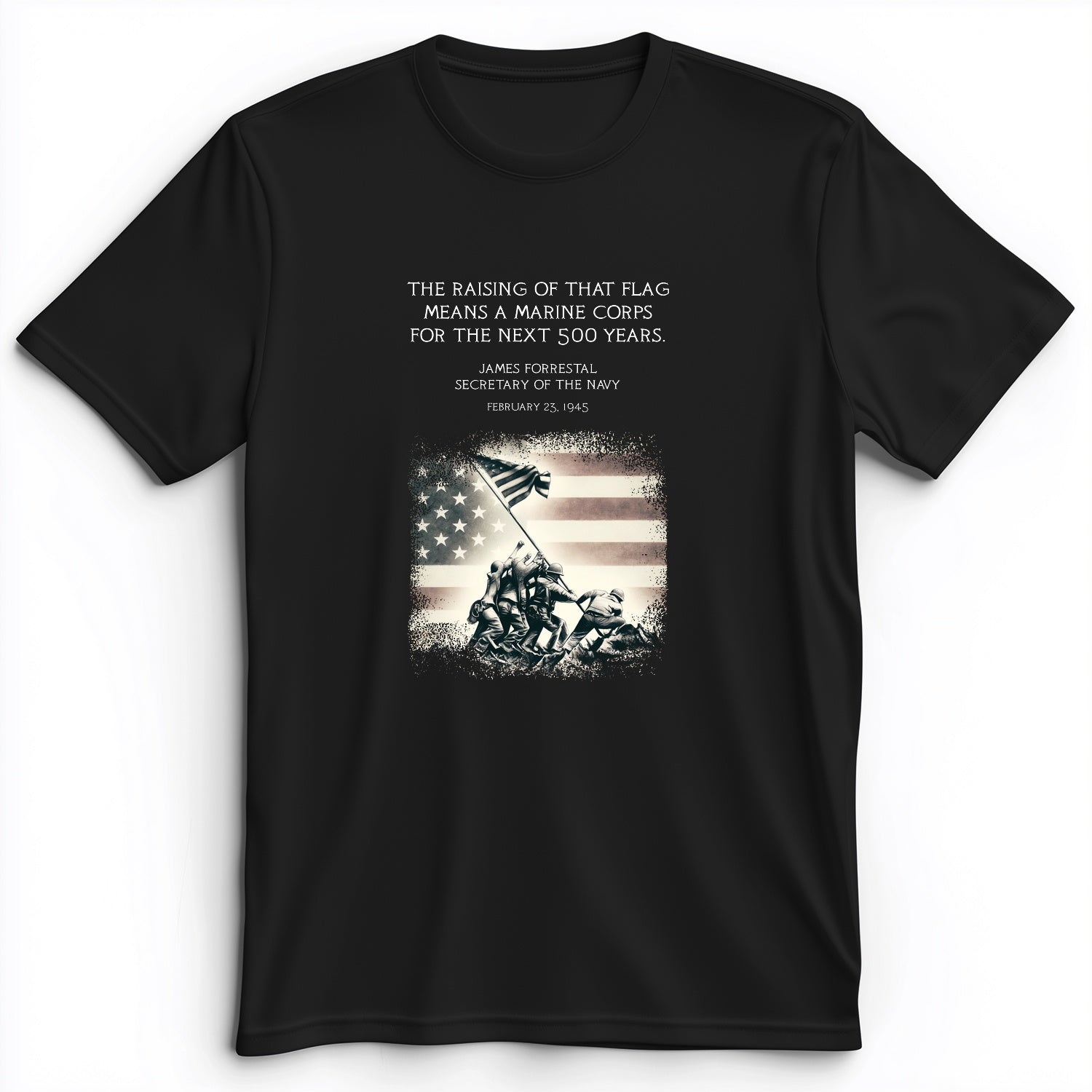 Iwo Jima Flag Premium Tee