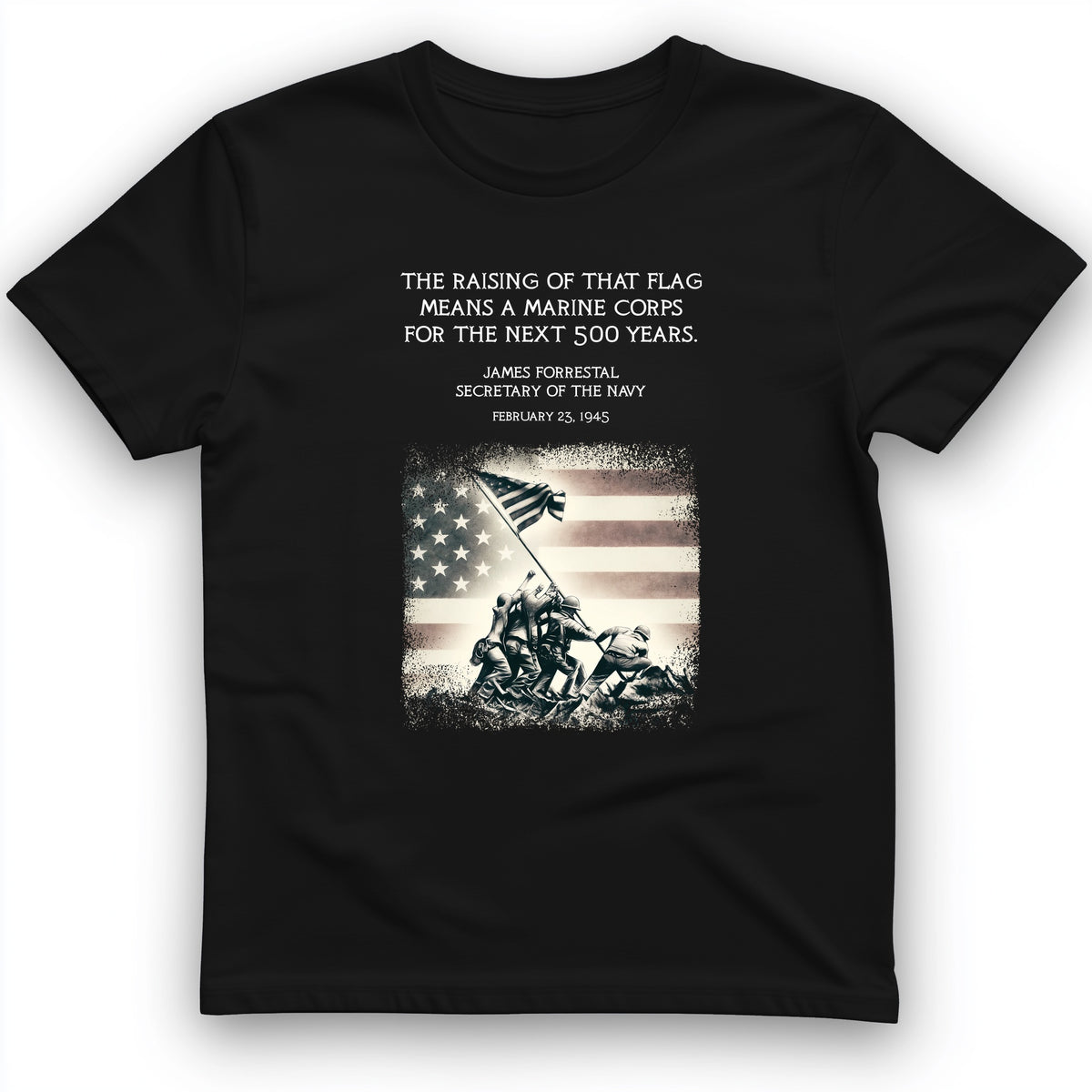 Iwo Jima Flag T-Shirt
