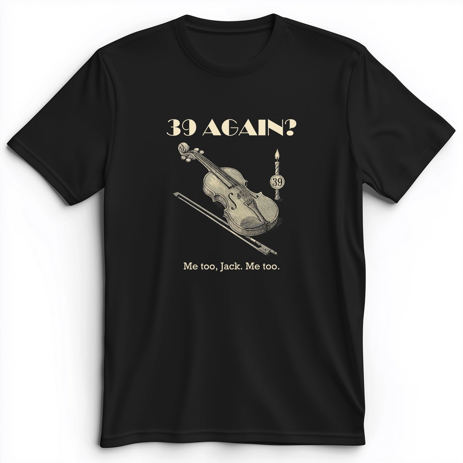 Jack Benny 39 Again Premium Tee