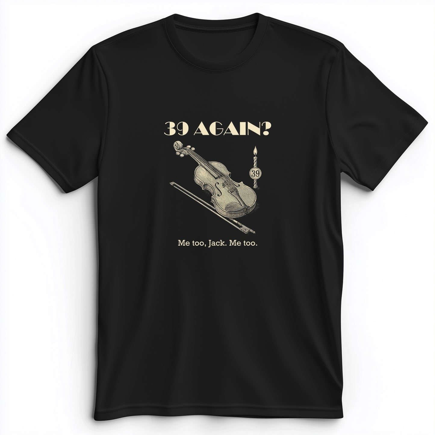 Jack Benny 39 Again Premium Tee
