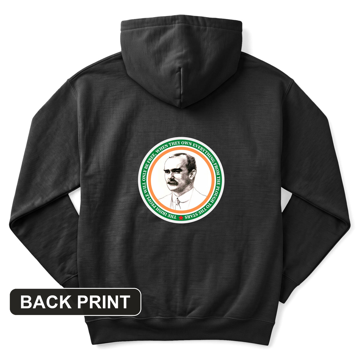 James Connolly Back Print Hoodie