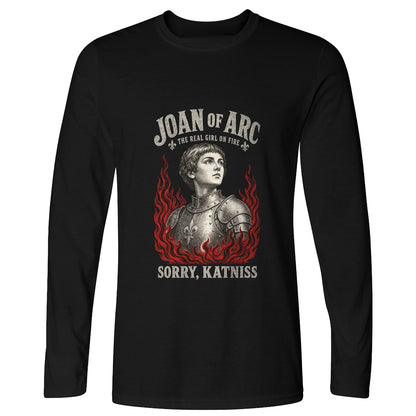 Joan of Arc Girl on Fire Long Sleeve T-Shirt