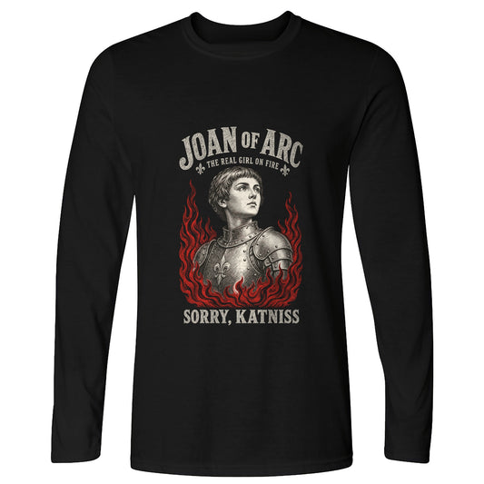 Joan of Arc Girl on Fire Long Sleeve T-Shirt