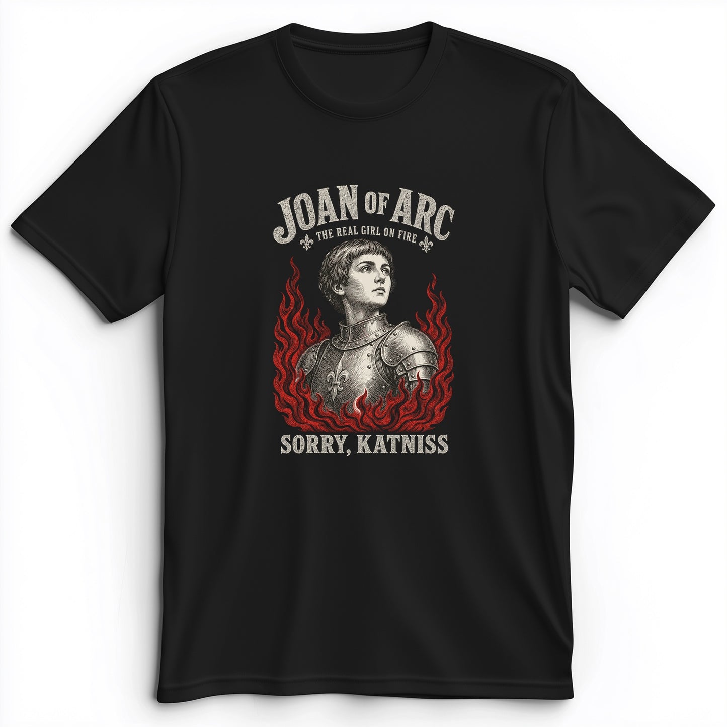 Joan of Arc Girl on Fire Premium Tee