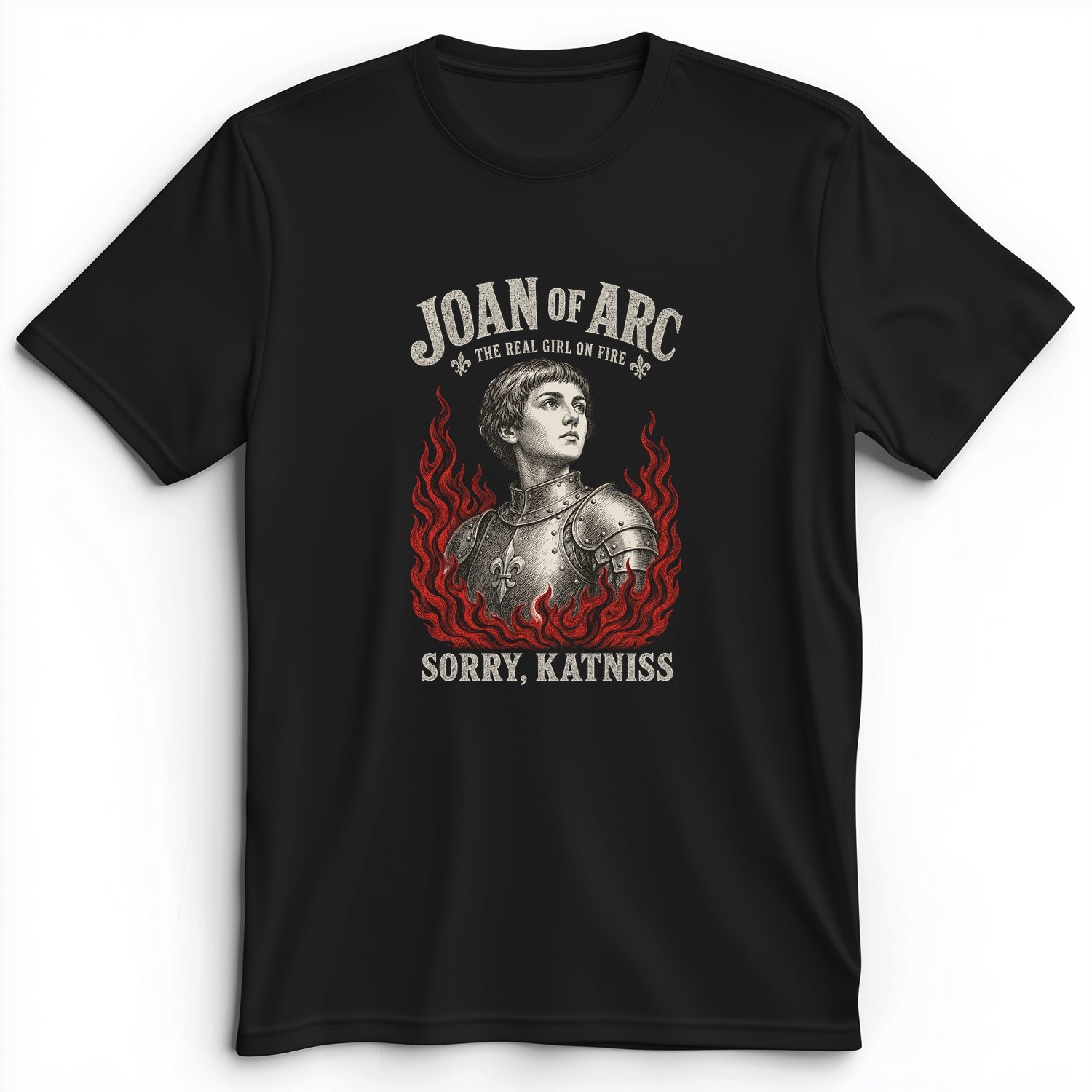 Joan of Arc Girl on Fire Premium Tee