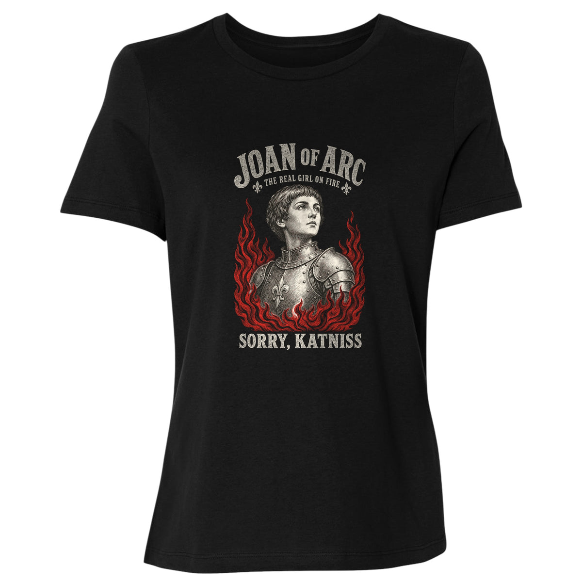 Joan of Arc Girl on Fire Women's T-Shirt