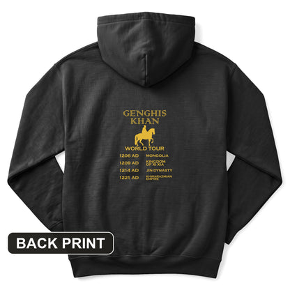 Khan World Tour Back Print Hoodie