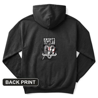 Knights Templar Back Print Hoodie