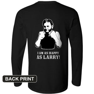 Larry Foley Back Print Long Sleeve T-Shirt