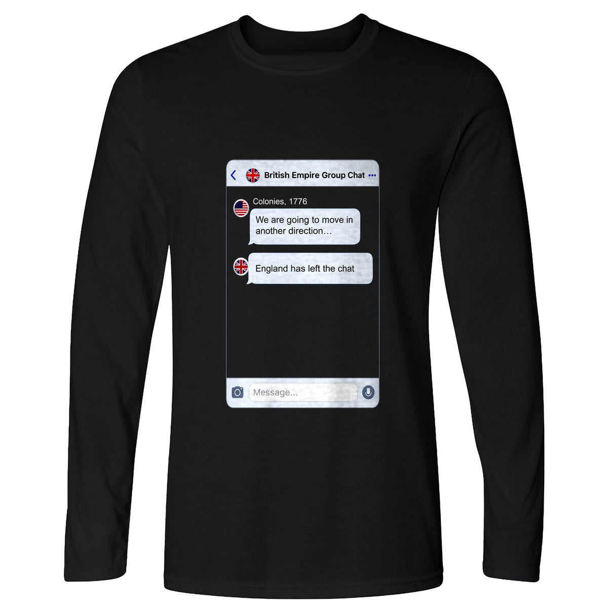 Left the Chat Long Sleeve T-Shirt