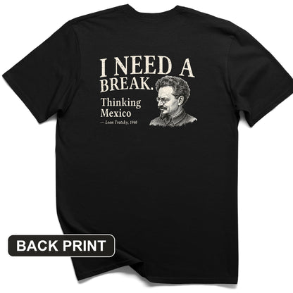 Leon Trotsky Mexico Back Print T-Shirt