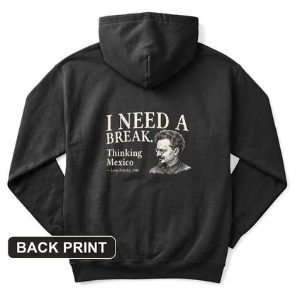 Leon Trotsky Mexico Back Print Hoodie