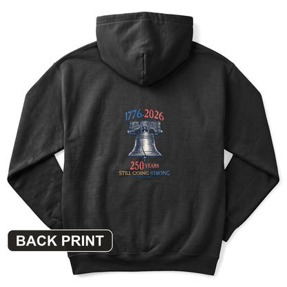 Liberty Bell 250th Back Print Hoodie