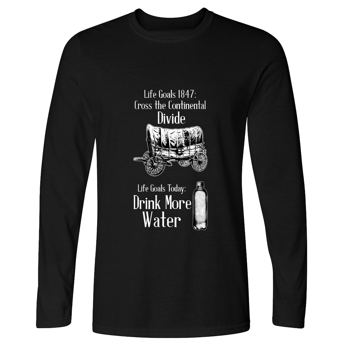 Life Goals Long Sleeve T-Shirt