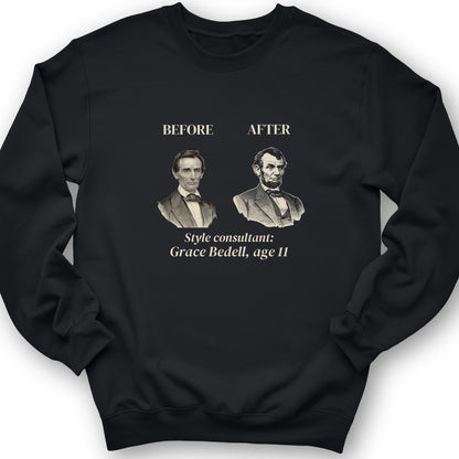 Lincoln Style Consultant Grace Bedell Crewneck