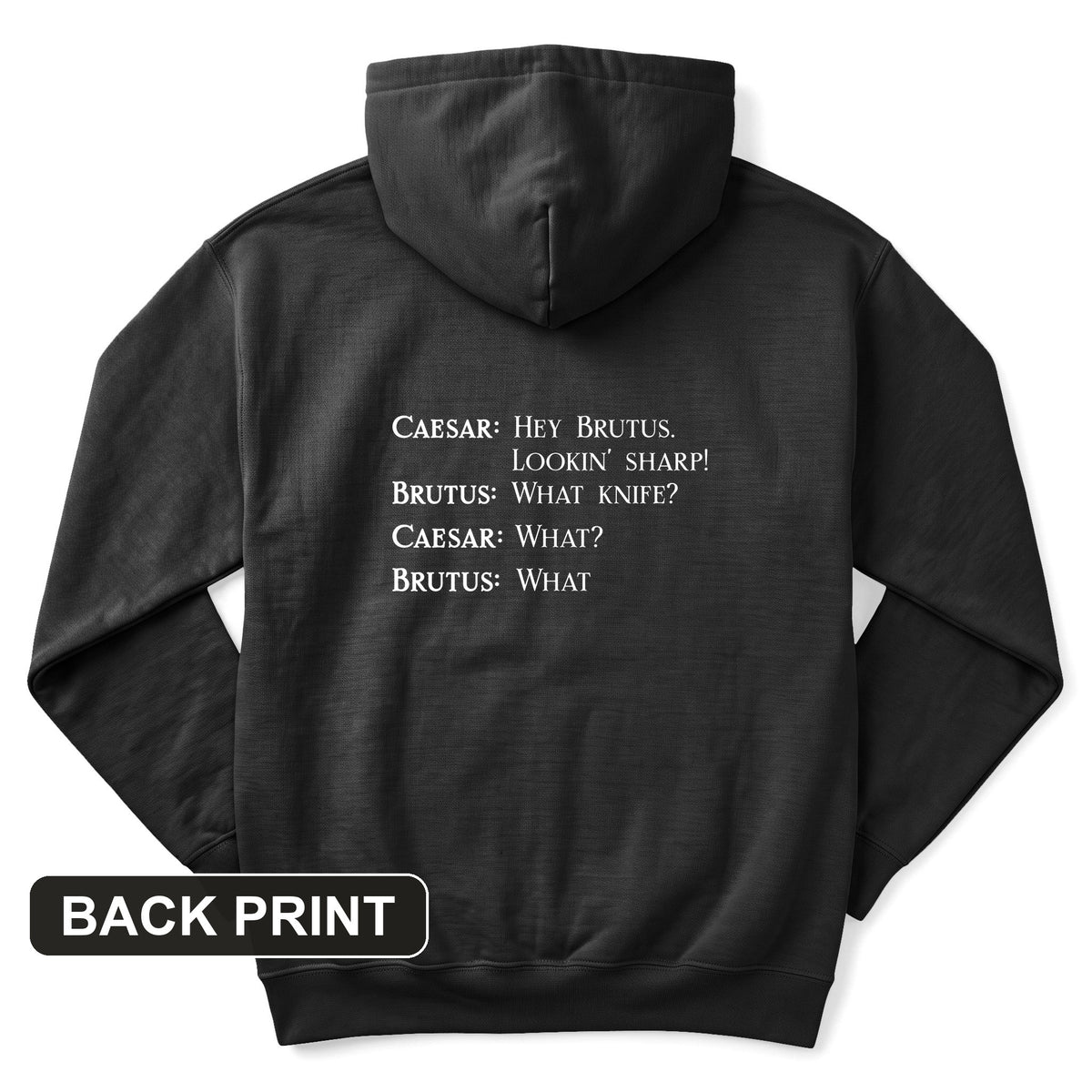 Lookin Sharp Back Print Hoodie