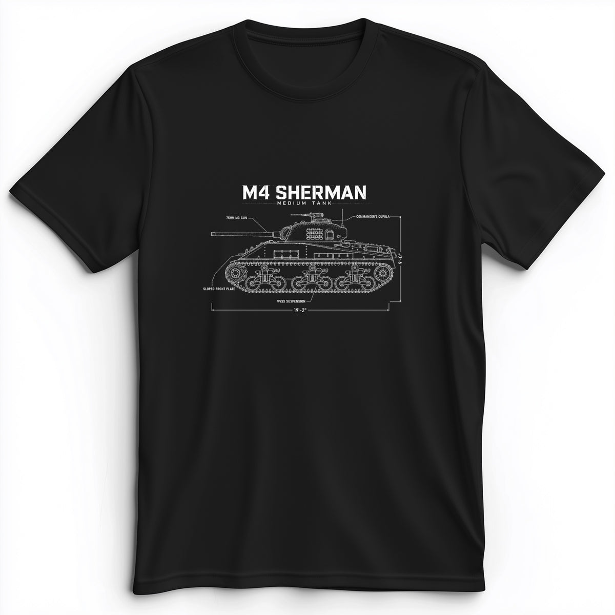 M4 Sherman Blueprint Premium Tee