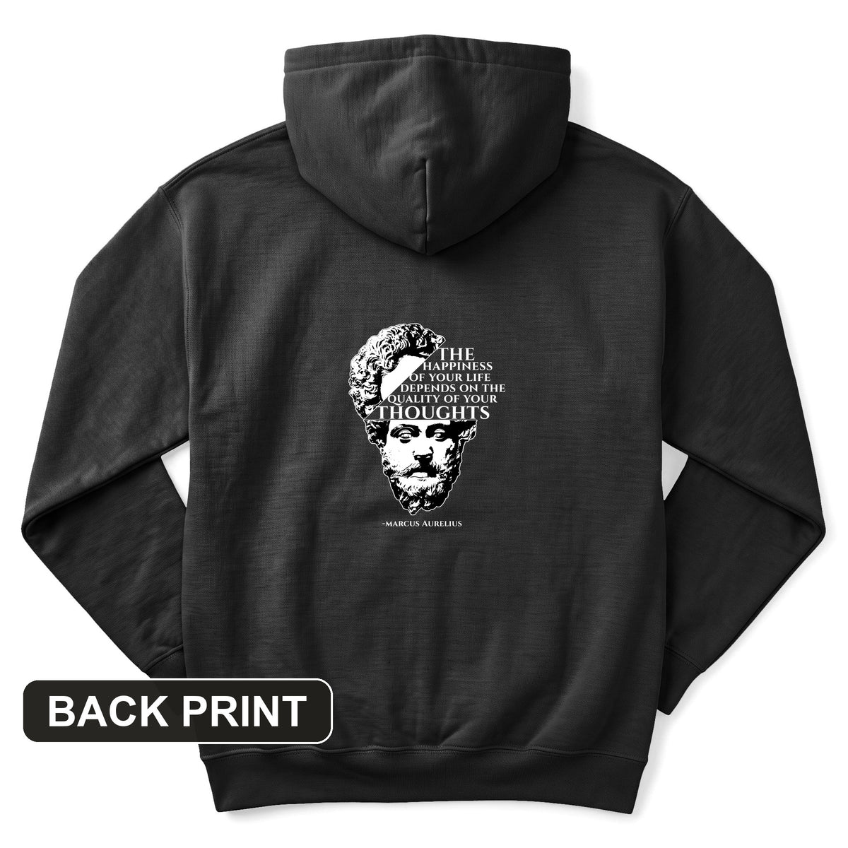 Marcus Aurelius Back Print Hoodie