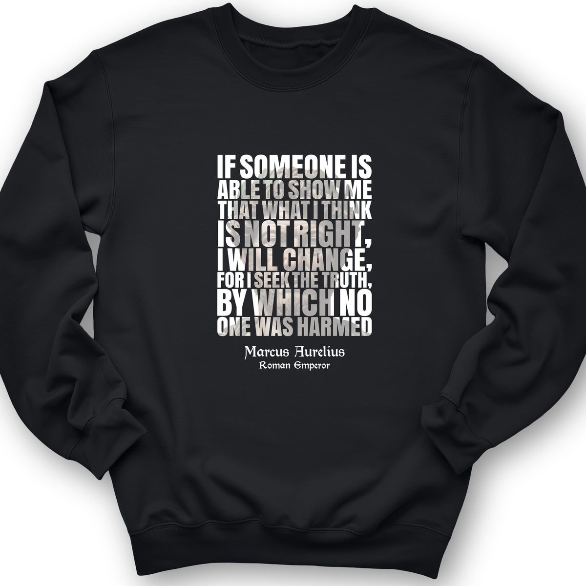 Marcus Aurelius Quote Crewneck