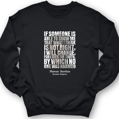 Marcus Aurelius Quote Crewneck