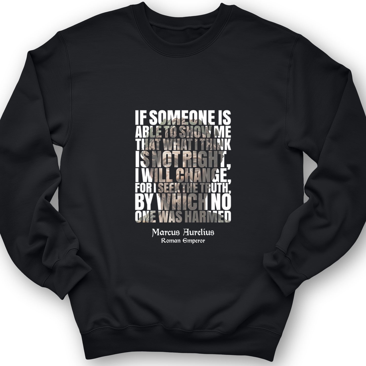 Marcus Aurelius Quote Crewneck