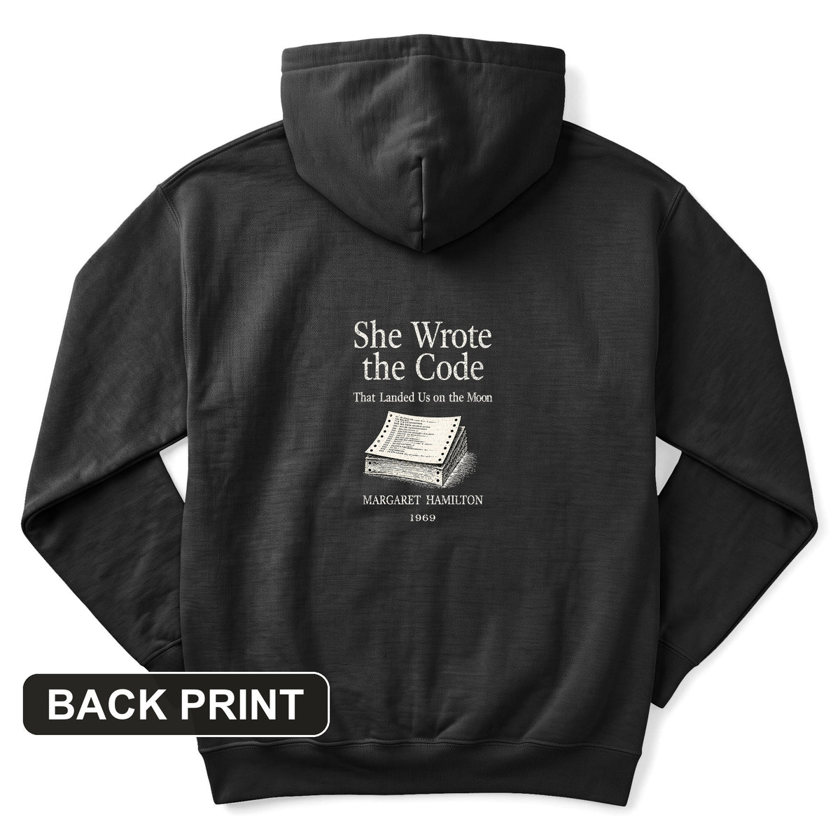 Margaret Hamilton Back Print Hoodie