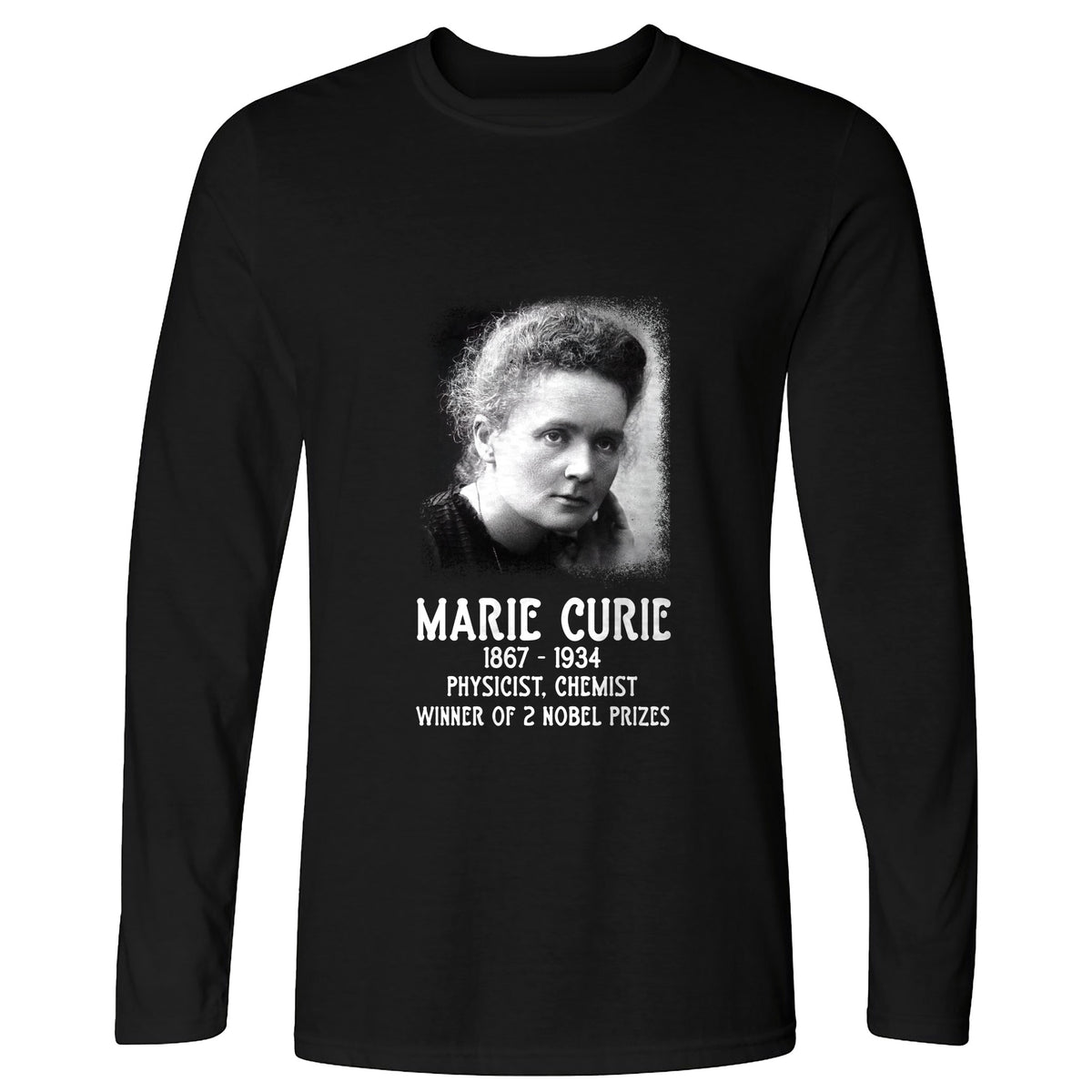 Marie Curie Long Sleeve T-Shirt